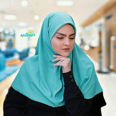 مقنعه ساده کرپ